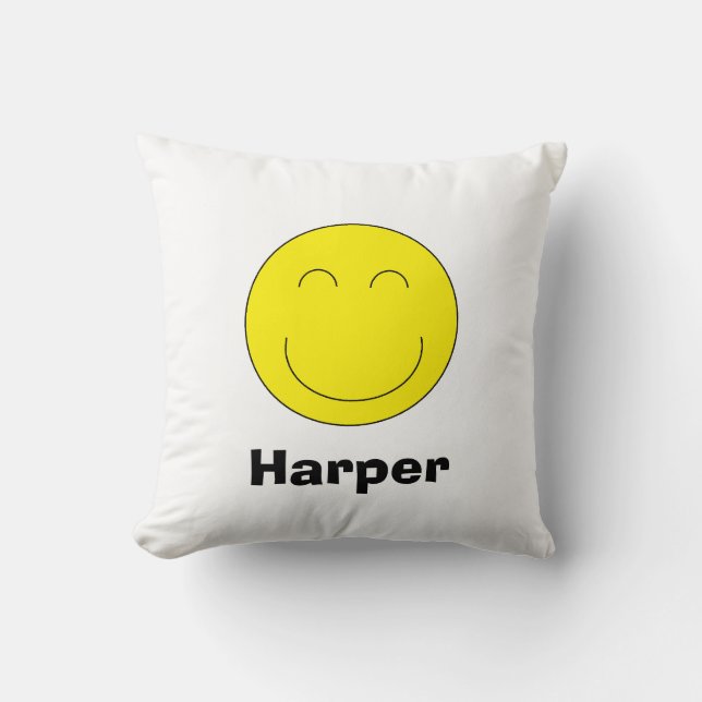 Aangepaste Emoji Pillow Kussen (Voorkant)