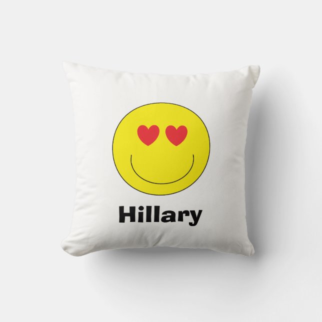 Aangepaste Emoji Pillow Kussen (Voorkant)