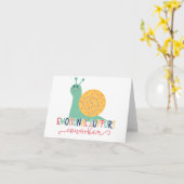 Aangepaste Emotionele Ondersteuning Werk Naast Sla Kaart (Gele Bloem)