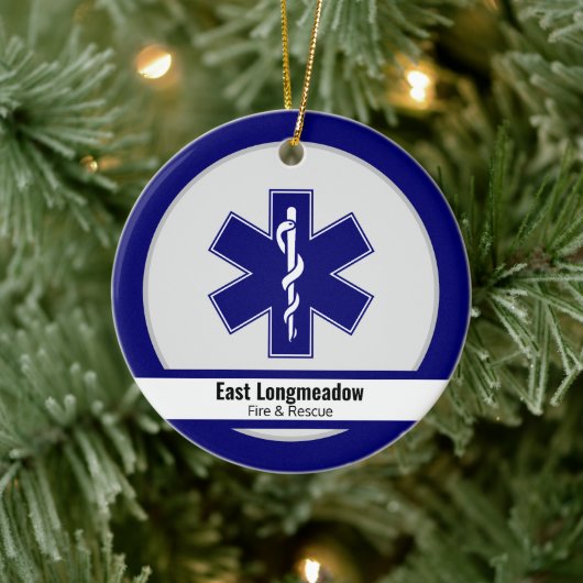 Aangepaste EMS Star Life Keramisch Ornament (Boom)