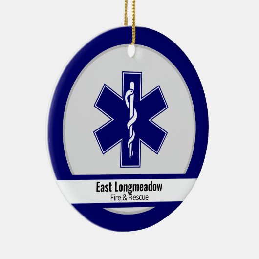 Aangepaste EMS Star Life Keramisch Ornament (Rechts)