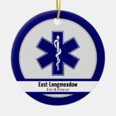 Aangepaste EMS Star Life Keramisch Ornament (Voorkant)