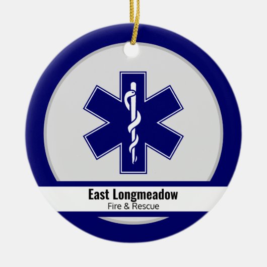 Aangepaste EMS Star Life Keramisch Ornament (Voorkant)