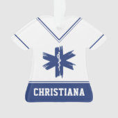 Aangepaste EMT EMS Paramedic Eerste Responder Ornament (voorkant)