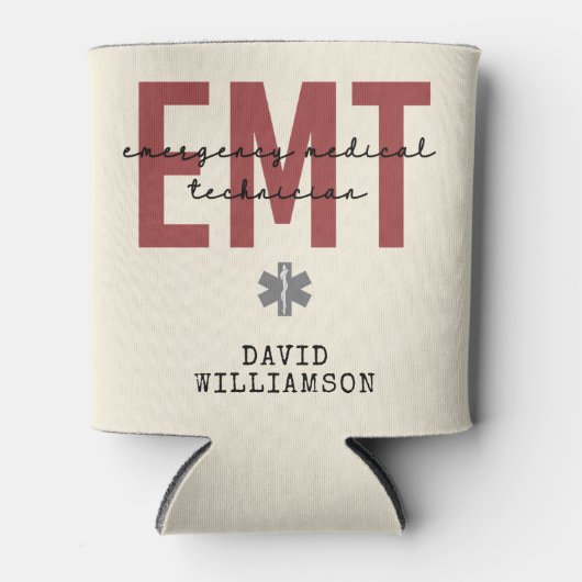 Aangepaste EMT-noodtechnicus Blikjeskoeler (Voorkant)