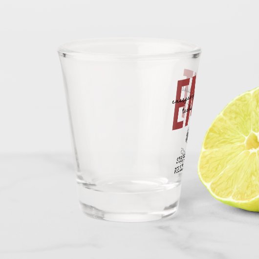 Aangepaste EMT-noodtechnicus Shot Glas (Links)