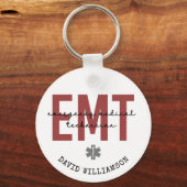 Aangepaste EMT-noodtechnicus Sleutelhanger (Voorkant)