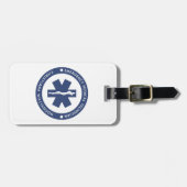 Aangepaste EMT Symbool Medische technicus Bagagelabel (Voorkant horizontaal)