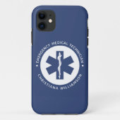 Aangepaste EMT Symbool Medische technicus Case-Mate iPhone Case (Achterkant)