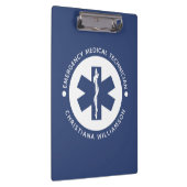 Aangepaste EMT Symbool Medische technicus Klembord (Rechts)