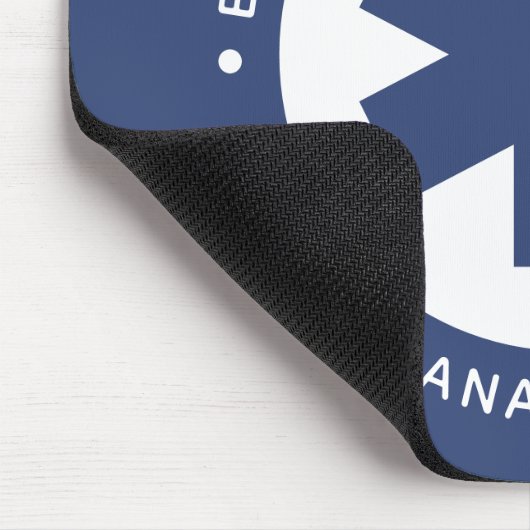 Aangepaste EMT Symbool Medische technicus Muismat (Hoek)