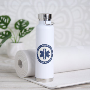 Aangepaste EMT Symbool Medische technicus Waterfles
