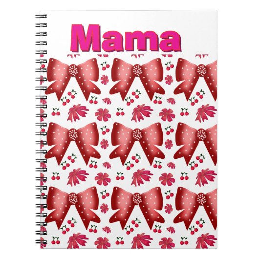 Aangepaste en gepersonaliseerde Cute Coquette Cade Notitieboek (Voorkant)