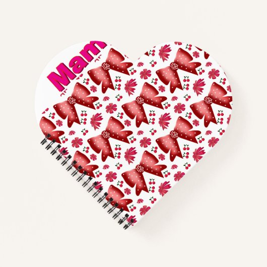 Aangepaste en gepersonaliseerde Cute Coquette Cade Notitieboek (Voorkant)