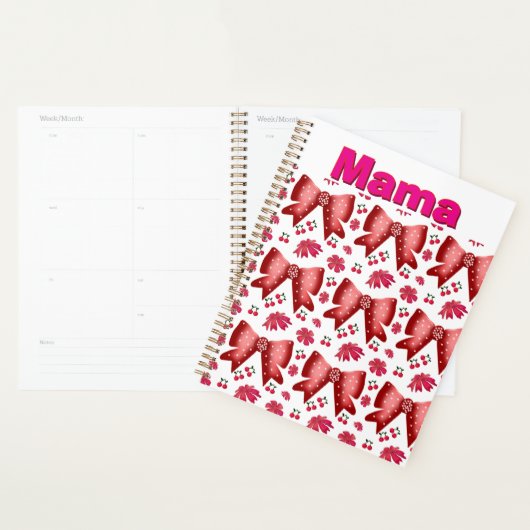 Aangepaste en gepersonaliseerde Cute Coquette Cade Planner (Display)