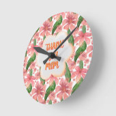 Aangepaste en gepersonaliseerde Dank Je Wel Moeder Ronde Klok (Hoek)