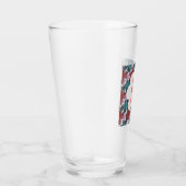 Aangepaste en gepersonaliseerde waterverf bloemstu glas (Rechts)