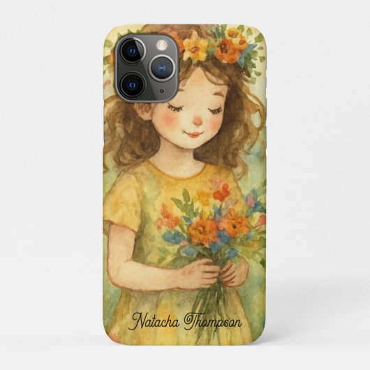 Aangepaste  en trendy rustieke retro Waterverf Case-Mate iPhone Case (Achterkant)
