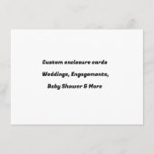 Aangepaste Enclosurekaarten - Bloem- of Folie-inze Informatiekaartje (Voorkant)