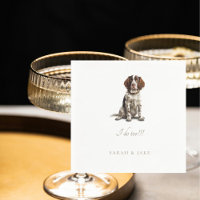 Aangepaste Engels Springer Spaniel Huisdier bruilo