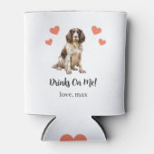 Aangepaste Engelse Spaniel Huisdier Trouw Can Koel Blikjeskoeler (Voorkant)
