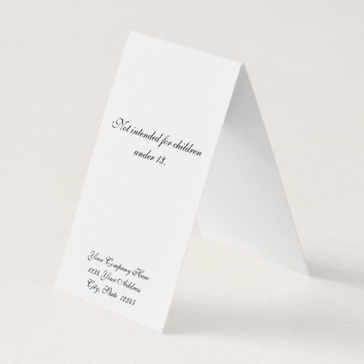 Aangepaste Engelstalige Kaarten met schuifgetrouwe (Achterkant)