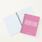 Aangepaste Engineering Grafiek Papier Eenvoudig ro Notitieboek (Binnen)