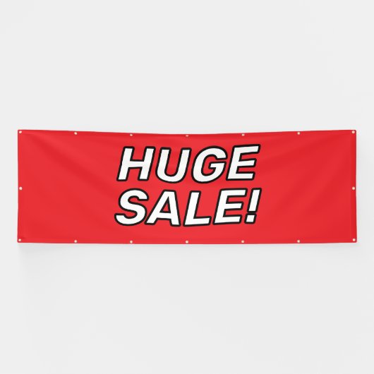 Aangepaste ENORME VERKOOP! Banner (Horizontaal)