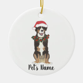 Aangepaste Entlebucher Mountain Dog Keramisch Ornament
