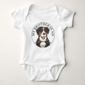 Aangepaste Entlebucher Mountain Dog Romper (Voorkant)