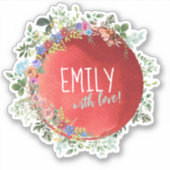 Aangepaste Envelop Seal Sticker (Voorkant)