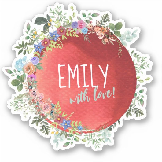 Aangepaste Envelop Seal Sticker (Voorkant)