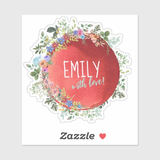 Aangepaste Envelop Seal Sticker (Vel)