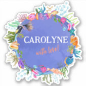 Aangepaste Envelop Seal Sticker (Voorkant)