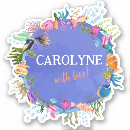 Aangepaste Envelop Seal Sticker (Voorkant)