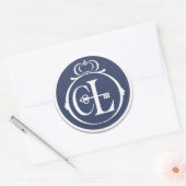 Aangepaste envelopverzegeling ronde sticker (Envelop)