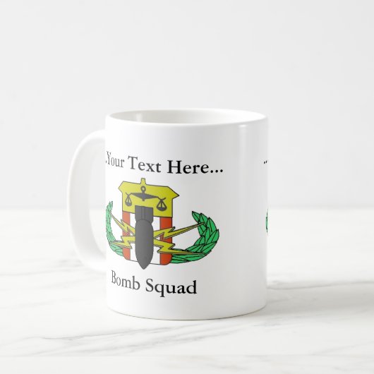 Aangepaste EOD/HDT-Mok Koffiemok (Voorkant links)