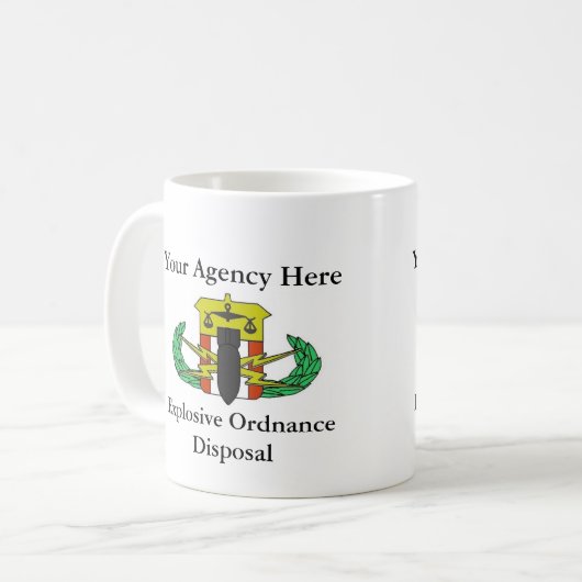 Aangepaste EOD/HDT-Mok Koffiemok (Voorkant links)