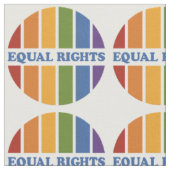 Aangepaste Equal Rights-structuur Stof (Close Up)