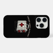 Aangepaste ER-verpleegster Moeder Tactische Medkit iPhone Hoesje (Achterkant horizontaal)