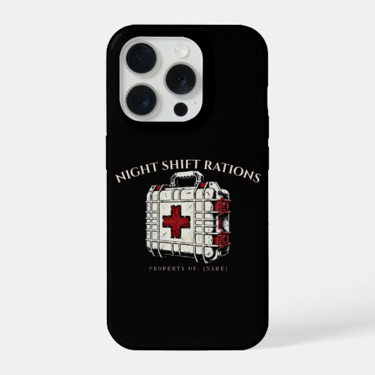 Aangepaste ER-verpleegster Moeder Tactische Medkit iPhone Hoesje (Achterkant)