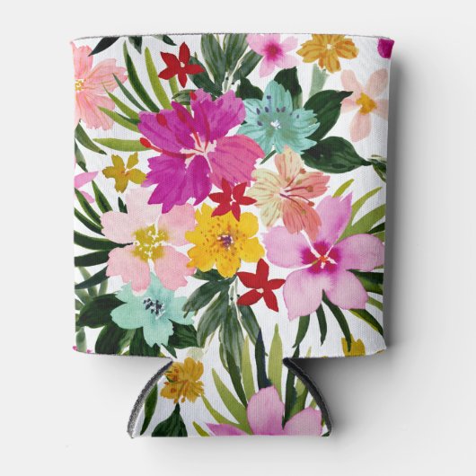 Aangepaste ESCAPISM Tropische Floral Koelbox Blikjeskoeler (Voorkant)