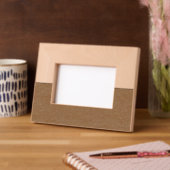 Aangepaste esdoorn en walnoot Lijst – Horizontale  Gegraveerde Lijstjes (Links)