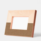 Aangepaste esdoorn en walnoot Lijst – Horizontale  Gegraveerde Lijstjes (Links)