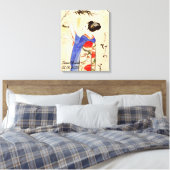 Aangepaste  esthetiek Japan Kimono Canvas Afdruk (Insitu (Slaapkamer))