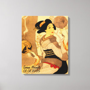 Aangepaste  esthetiek Japan Kimono Canvas Afdruk