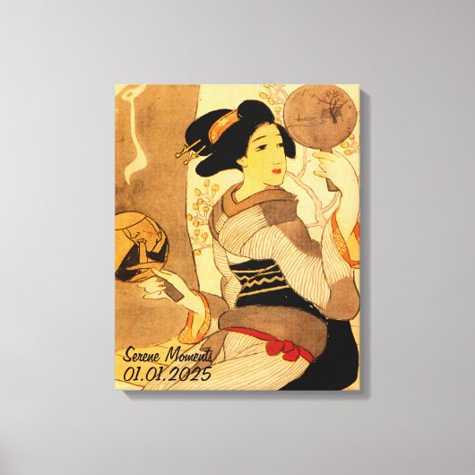 Aangepaste  esthetiek Japan Kimono Canvas Afdruk (Voorkant)