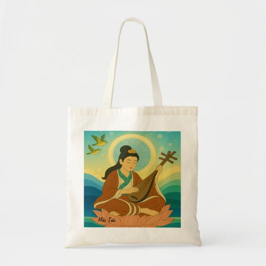 Aangepaste esthetiek Japan Lucky Goddess Myth Tote Bag (Voorkant)