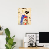 Aangepaste esthetische Japan Kimono Wall Art Poster (Thuiskantoor)