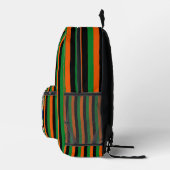 Aangepaste esthetische Japanse Kabuki Stripe Bedrukte Rugzak (Rechts)